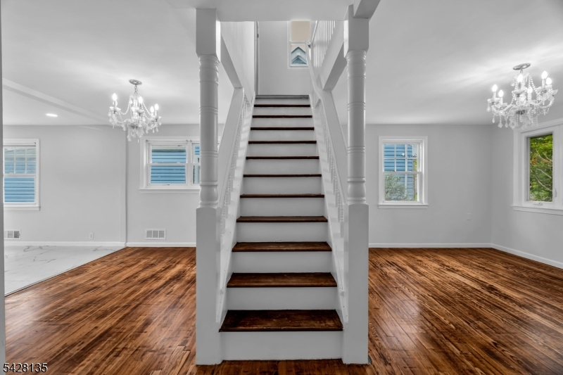 Stairs to level 2