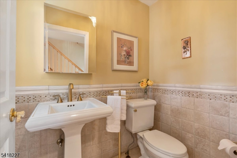 First floor half bath