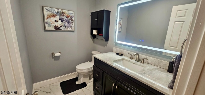 Powder Room on Main Level