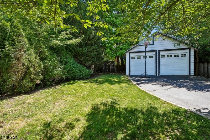 Yard and 2 car garage