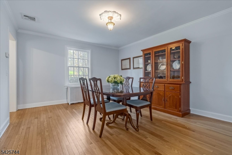 Sun filled dining room