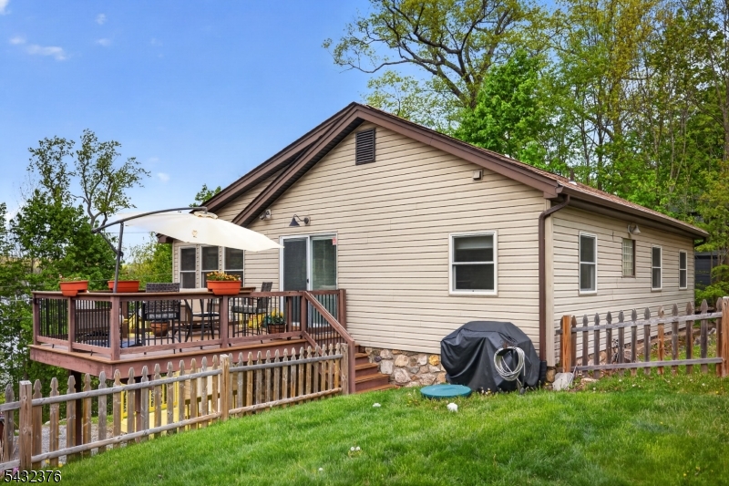 Deck and yard