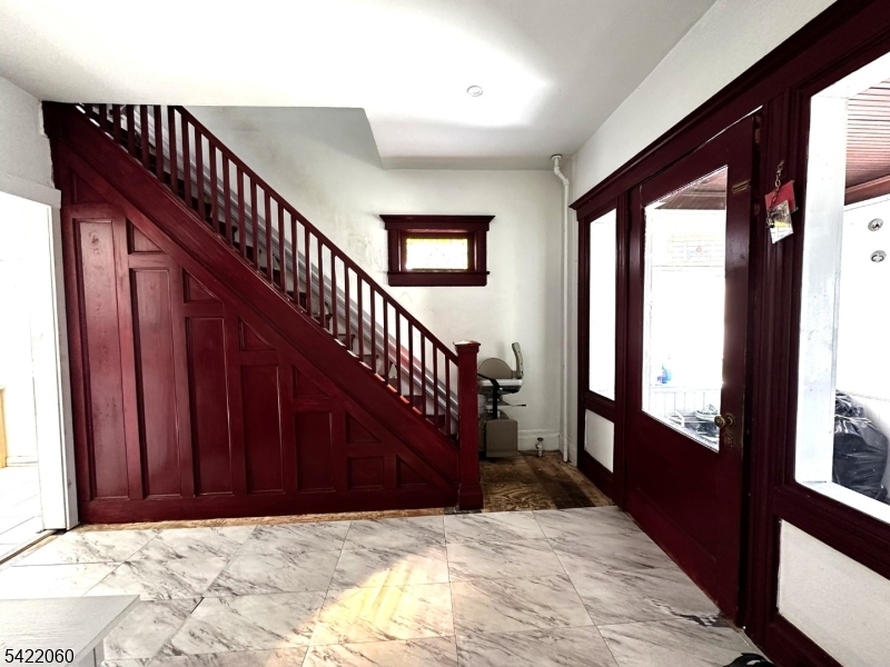 Foyer with chair lift