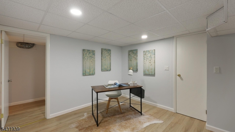 Home Office in Basement