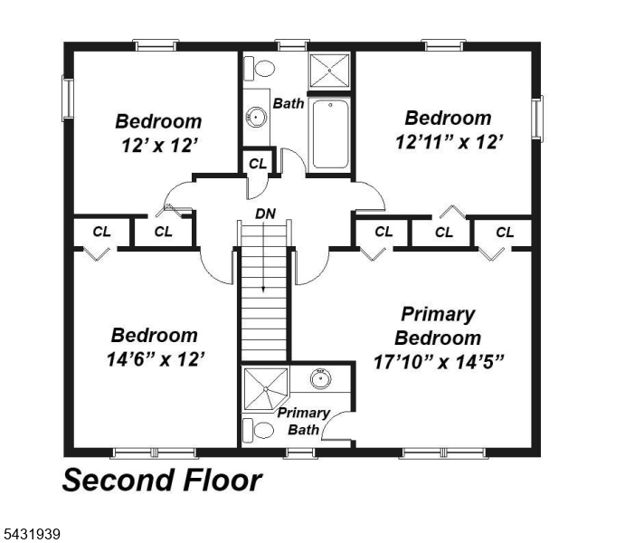 Floor Plan - 2nd Floor