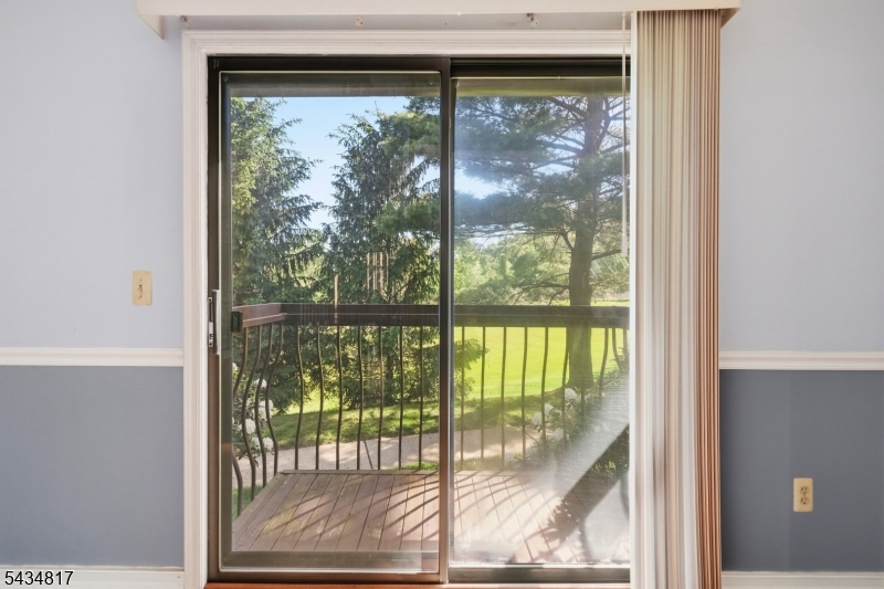 View from living room.