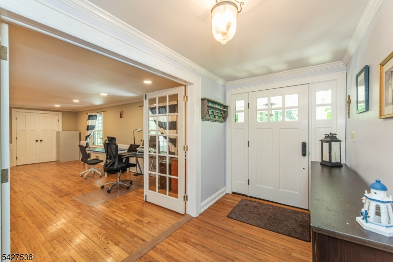 Foyer toward office/den
