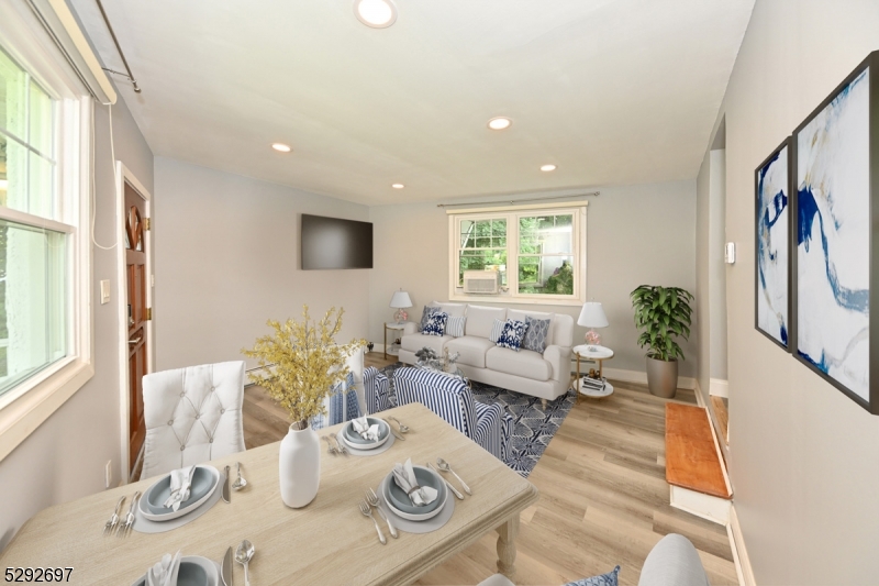 Living Room virtually staged