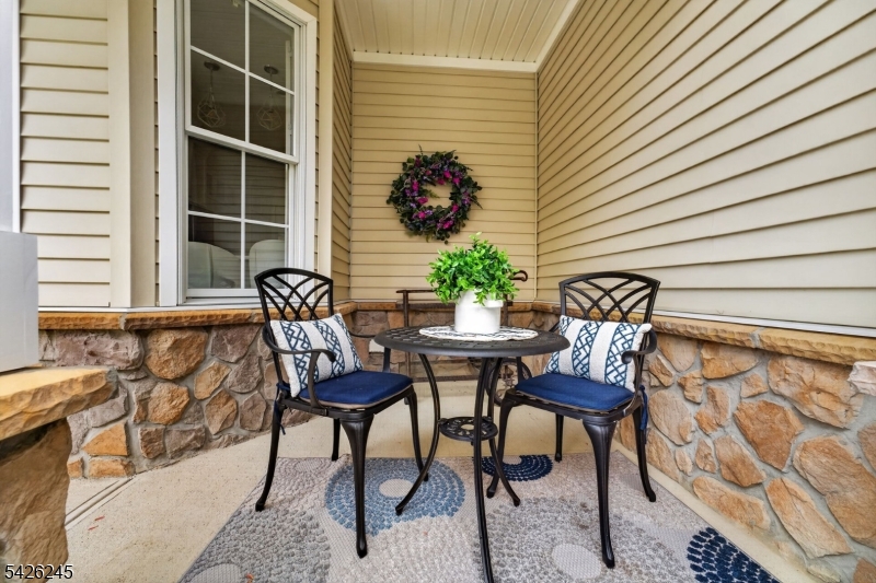 Cozy Covered front Porch