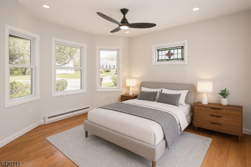 Virtually Staged Bedroom
