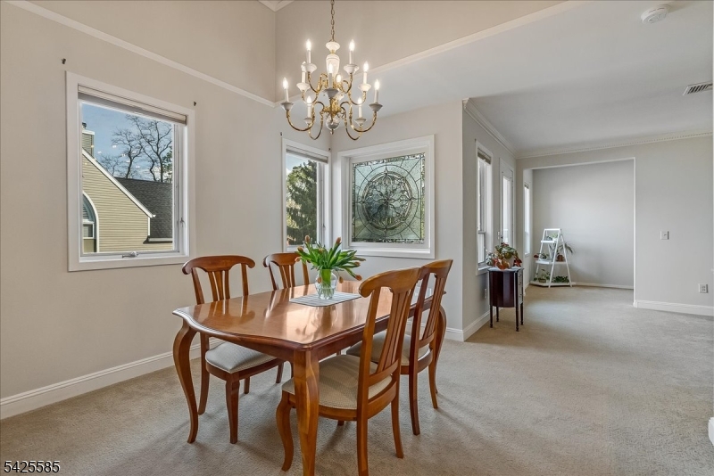 Dining room and bacony