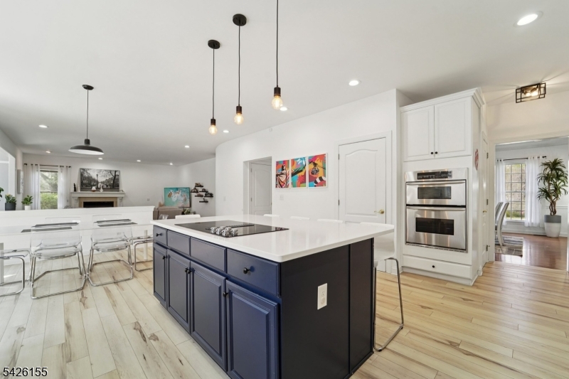 Kitchen view to Family Room