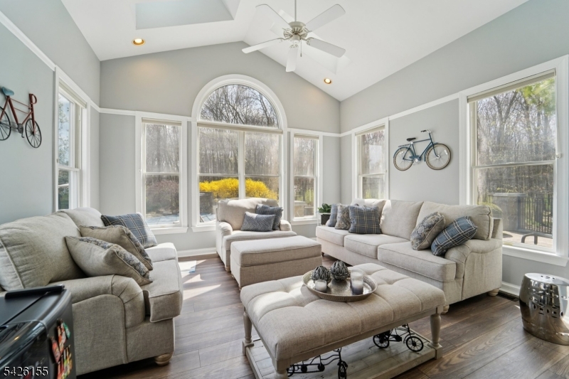 Den off family room