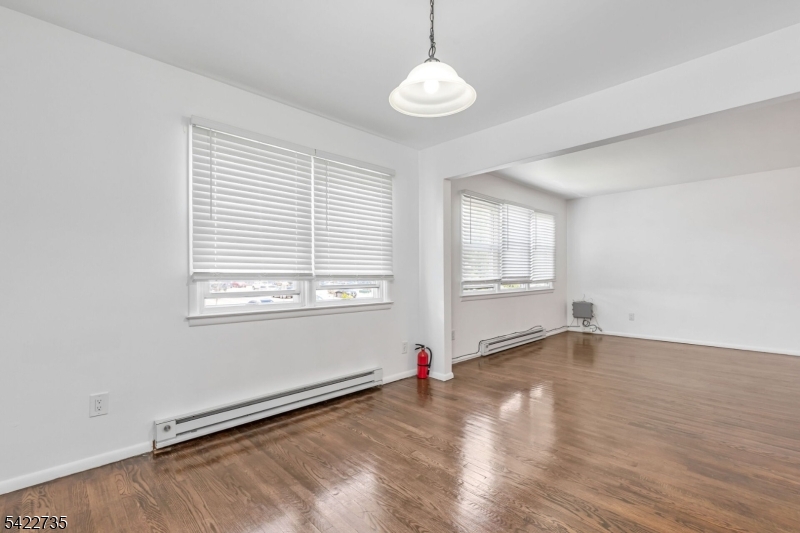 Dining room into living room