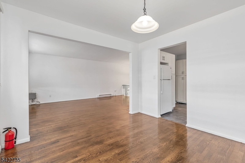 Dining room into living room