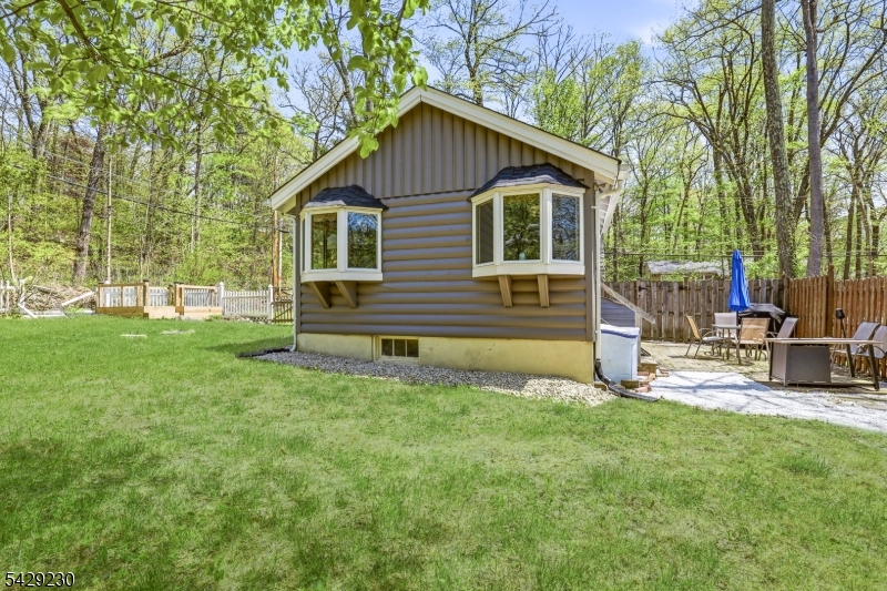 Back yard and patio