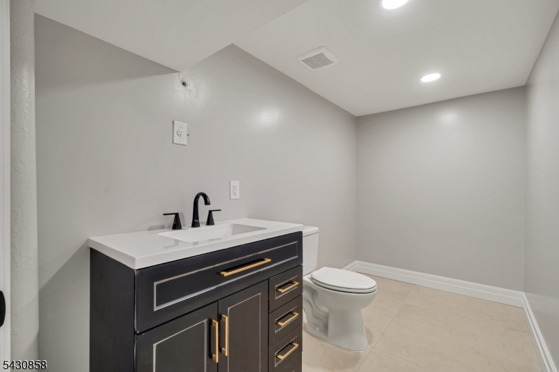 Basement bathroom