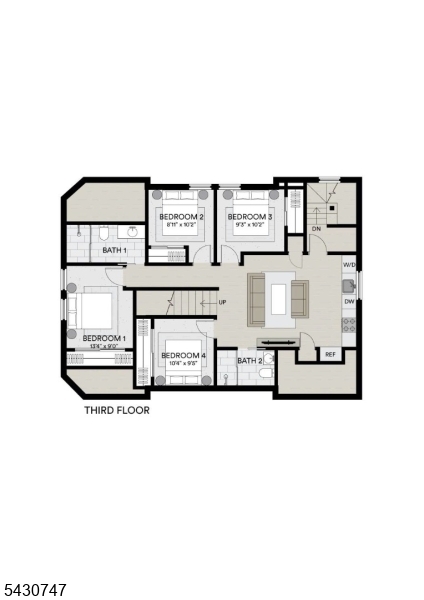 floor plan unit 3