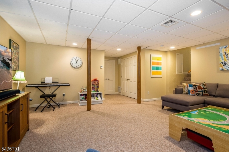 Lower level rec room