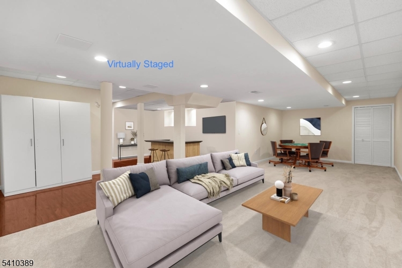 Virtually Staged Basement