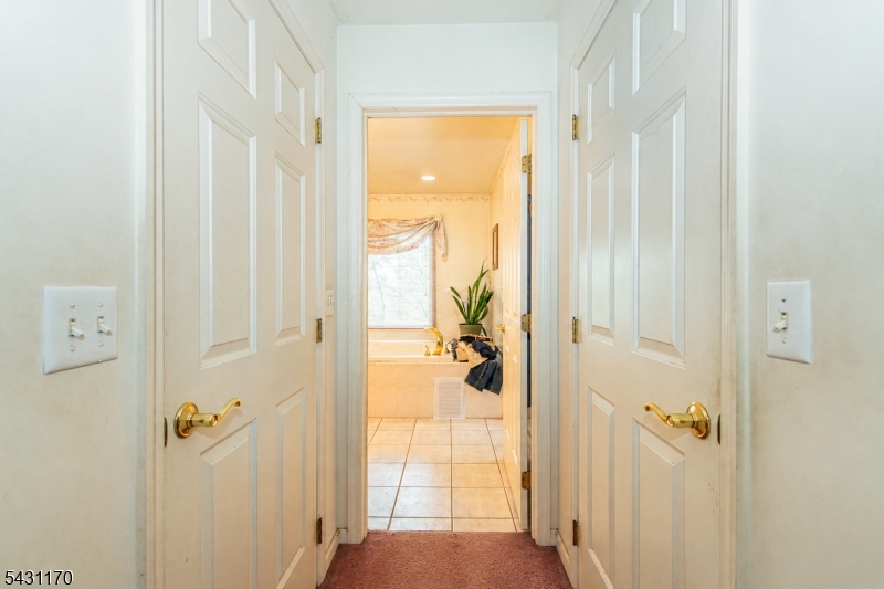 Double walk-in closets
