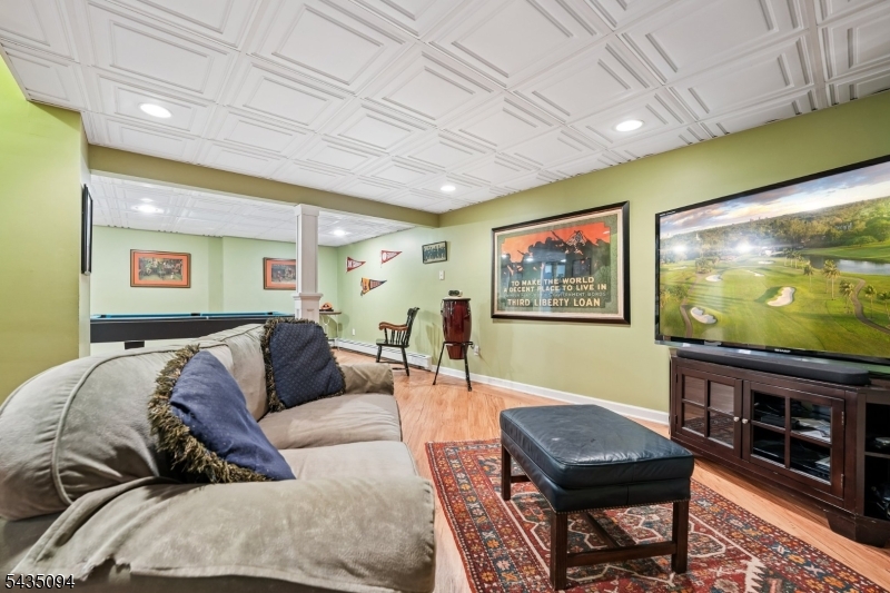 Finished Basement Media Area
