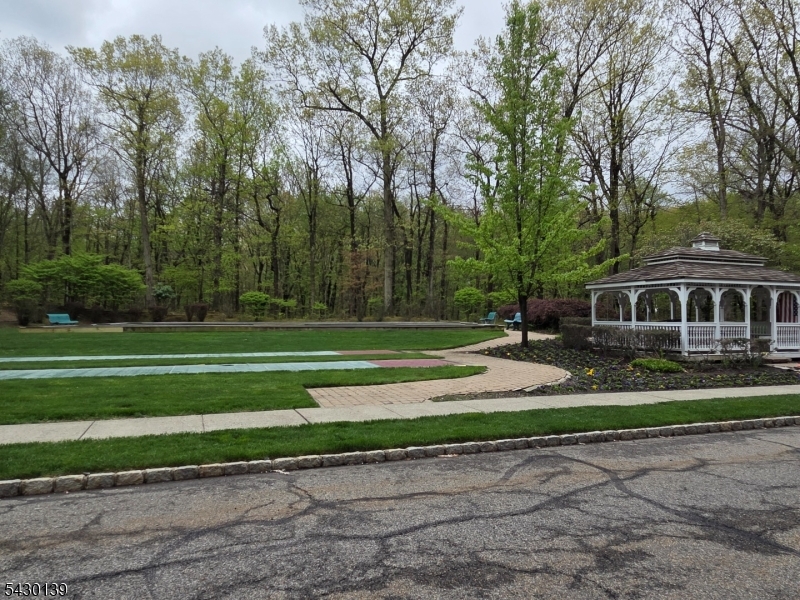 Pathway and gazebo