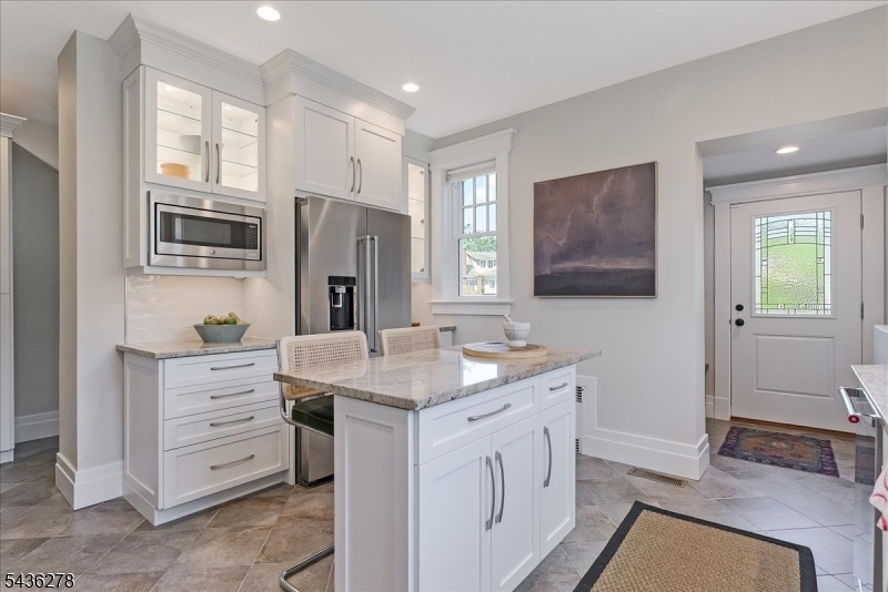 Kitchen with door to the deck