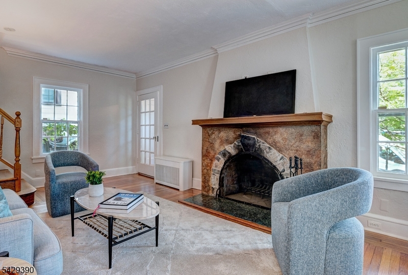 Living Room with Fireplace