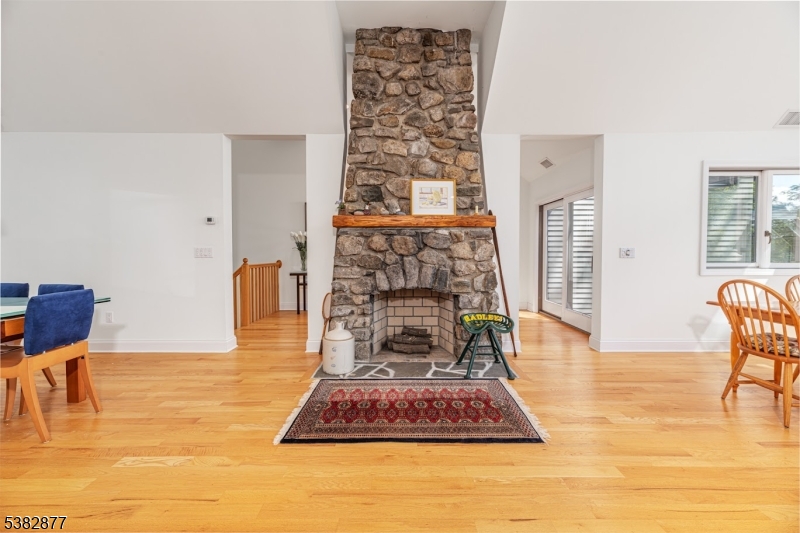 Stone Fireplace