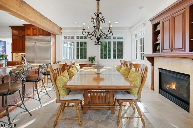 Eat in Kitchen with Fireplace