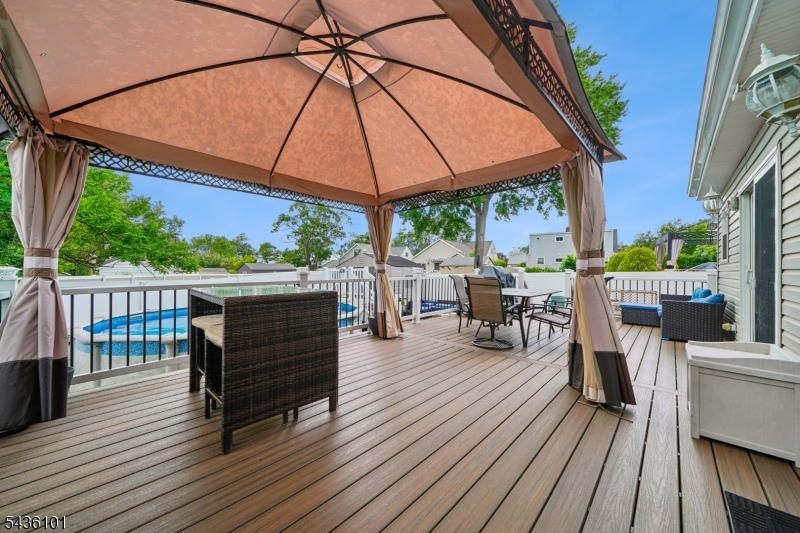 composite deck and pavilion