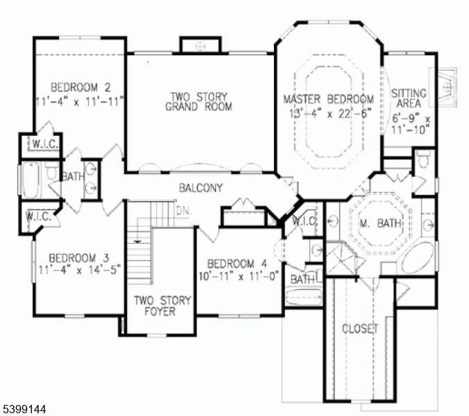 Gray Colonial 2nd Floor