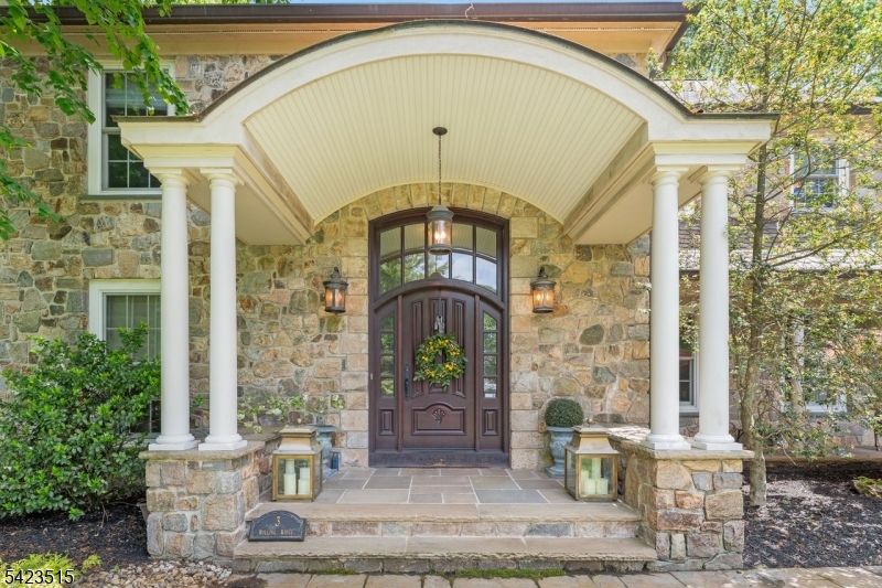 A Storybook Portico Entrance