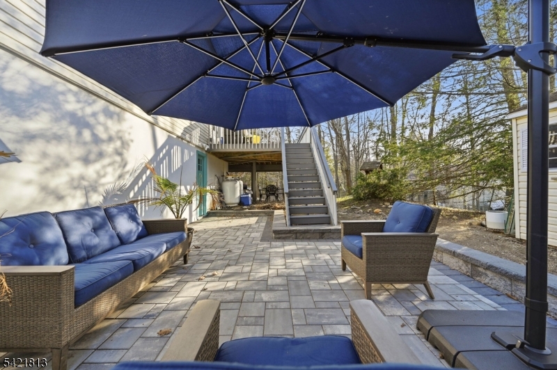 Paved patio
