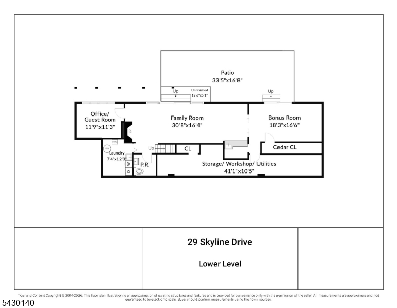 Floor Plans - Lower Level