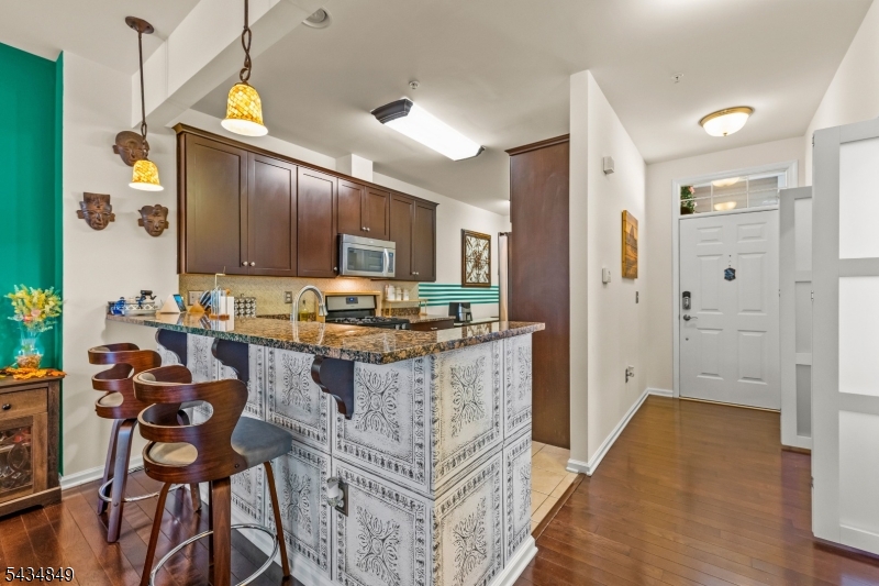 entrance and kitchen