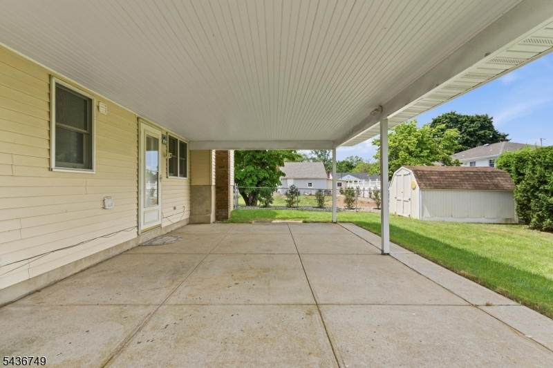 Covered patio