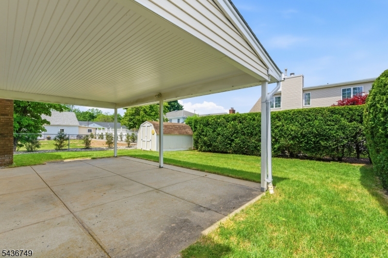 Covered patio
