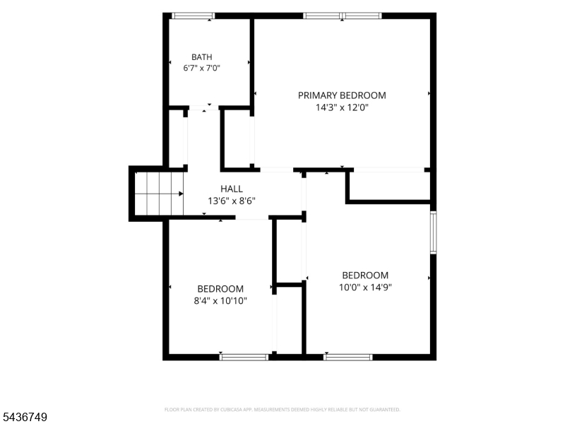 floor plan 2nd level