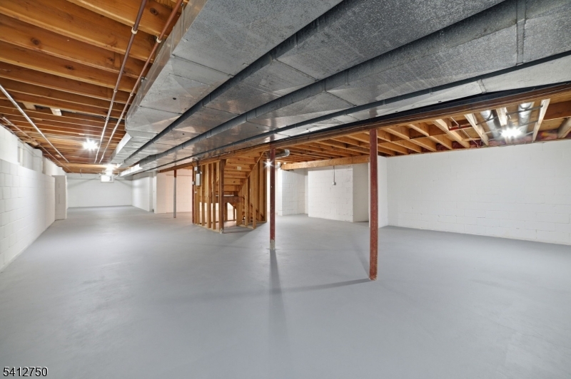Basement with High Ceilings