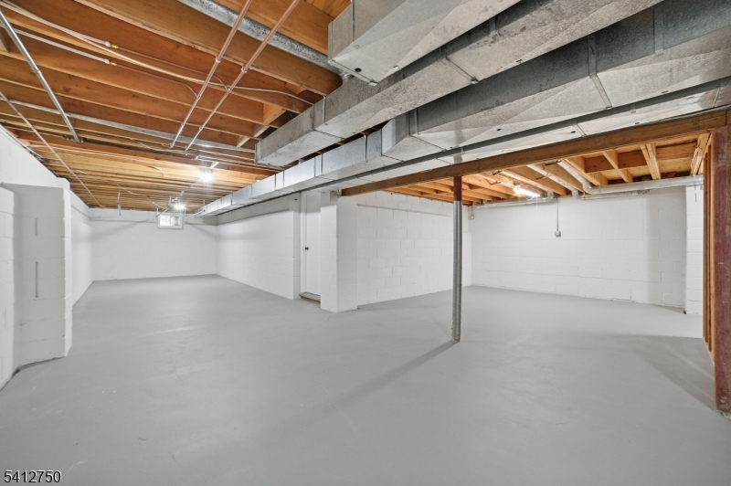 Basement with High Ceilings