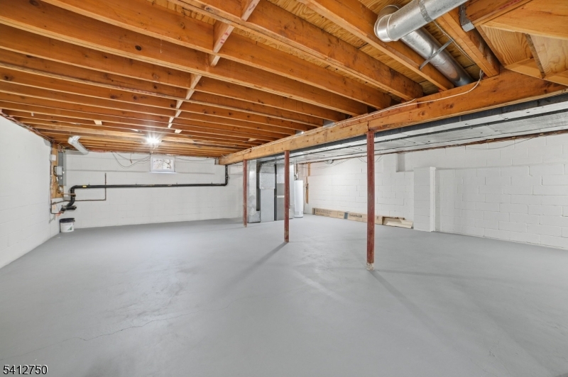 Basement with High Ceilings