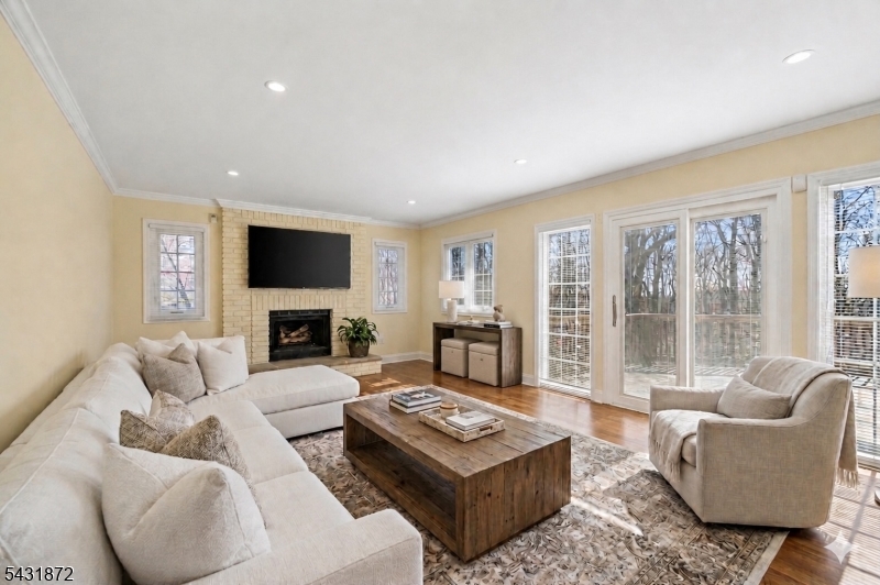 Family Room Virtually Staged