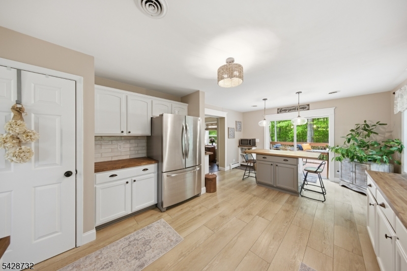 Pantry in open kitchen.
