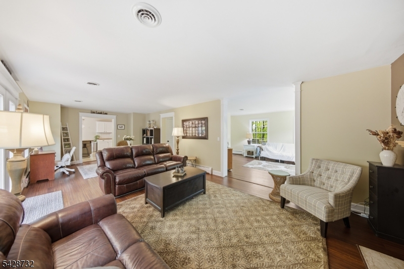 Spacious open family room.