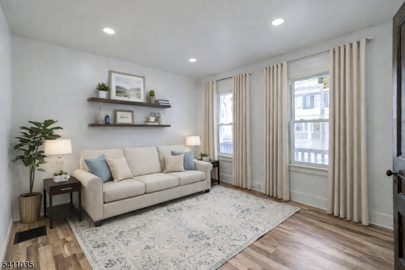 Family Room Virtually Staged
