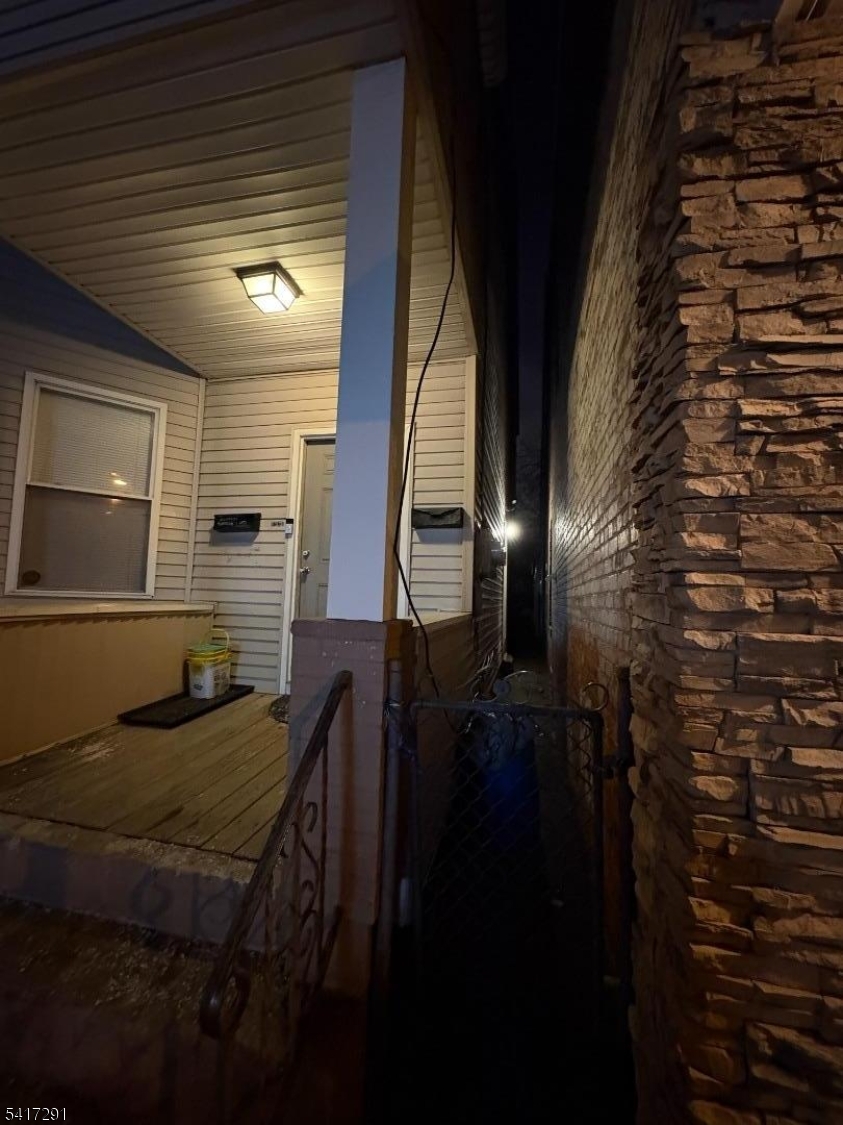 side door - access to basement