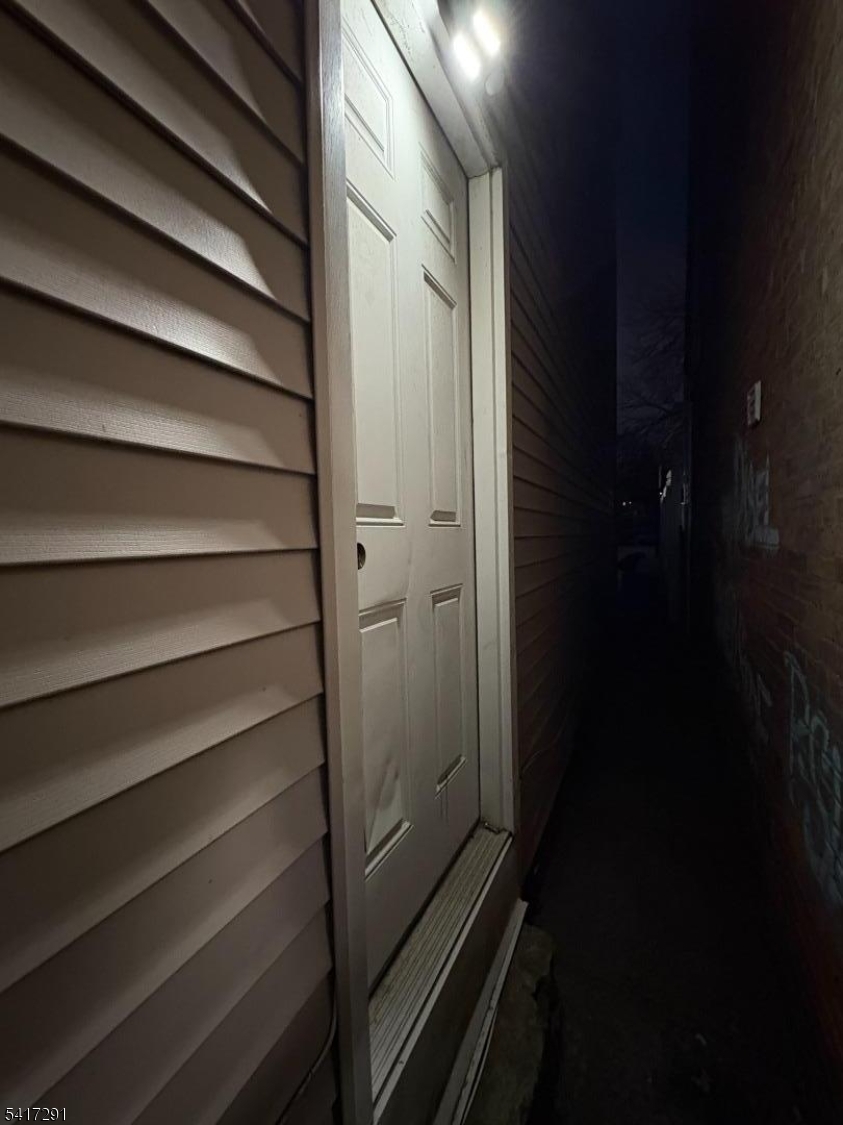 Side door - access to basement