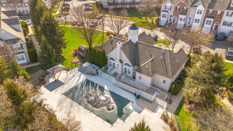 Aerial of Club House and pool